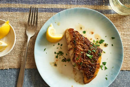 Pan-Roasted Fish Fillets With Herb Butter