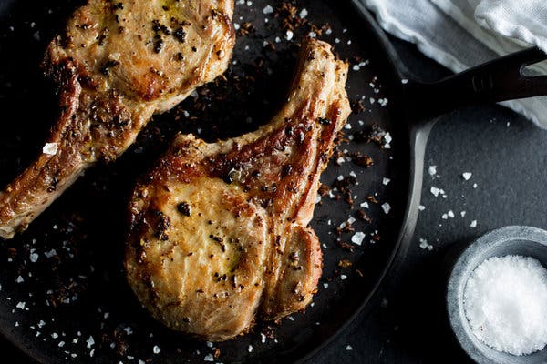 Cumin-Baked Pork Chops