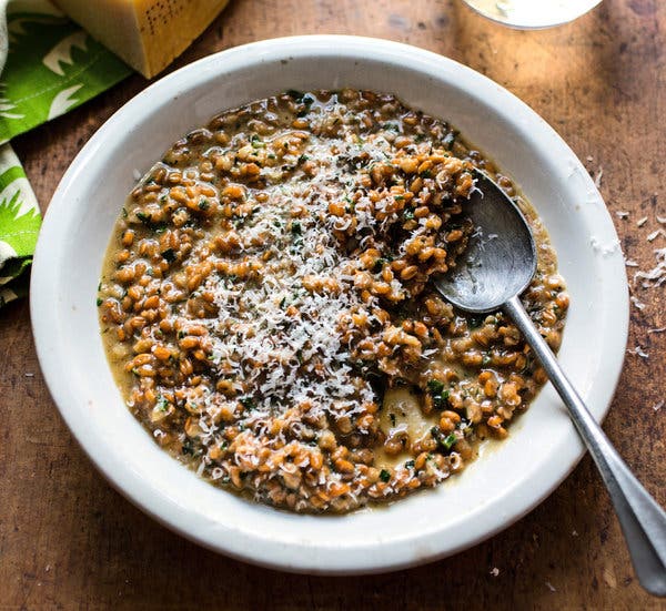 Einkorn Risotto With Fresh Herbs