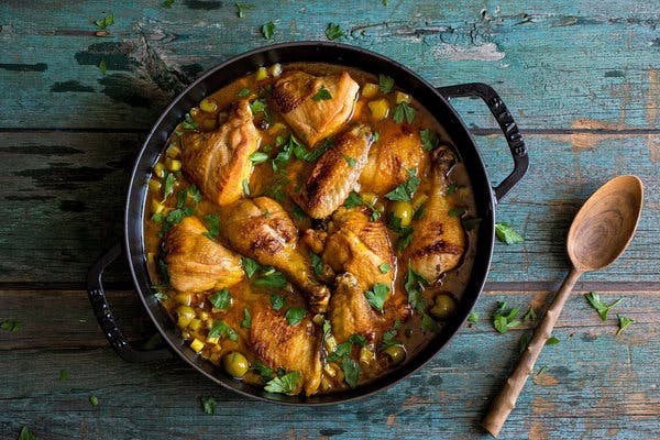 Chicken Tagine With Rhubarb