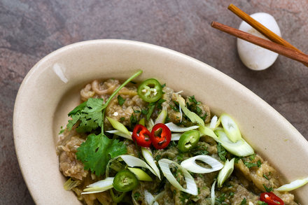 Image for Spicy Eggplant Salad With Sesame Oil