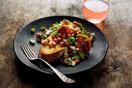 Tomato Salad With Red Beans