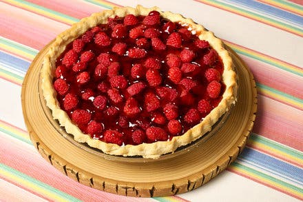 Raspberry Cream Pie