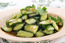Image for Chinese Smashed Cucumbers With Sesame Oil and Garlic