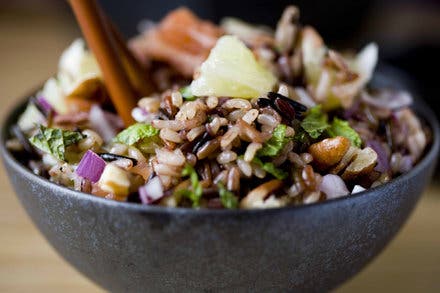 Citrus Rice Salad With Parmesan