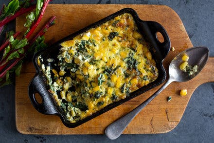 Chard and Sweet Corn Gratin