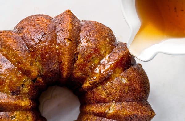 Apple Bourbon Bundt Cake