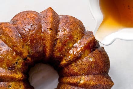 Apple Bourbon Bundt Cake