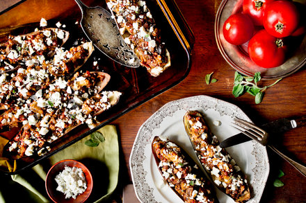 Image for Eggplant Baked With Tomatoes and Ricotta Salata