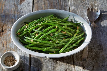 French Green Beans and Shallots