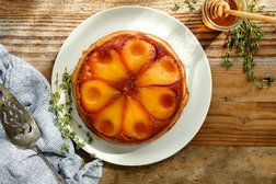 Image for Honey-Glazed Pear Upside-Down Cake