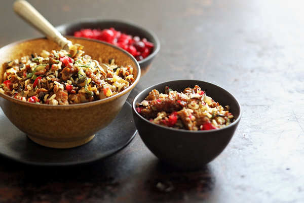 Cranberry-Wild Rice Stuffing