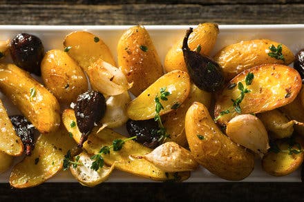 Roasted Potatoes With Figs and Thyme