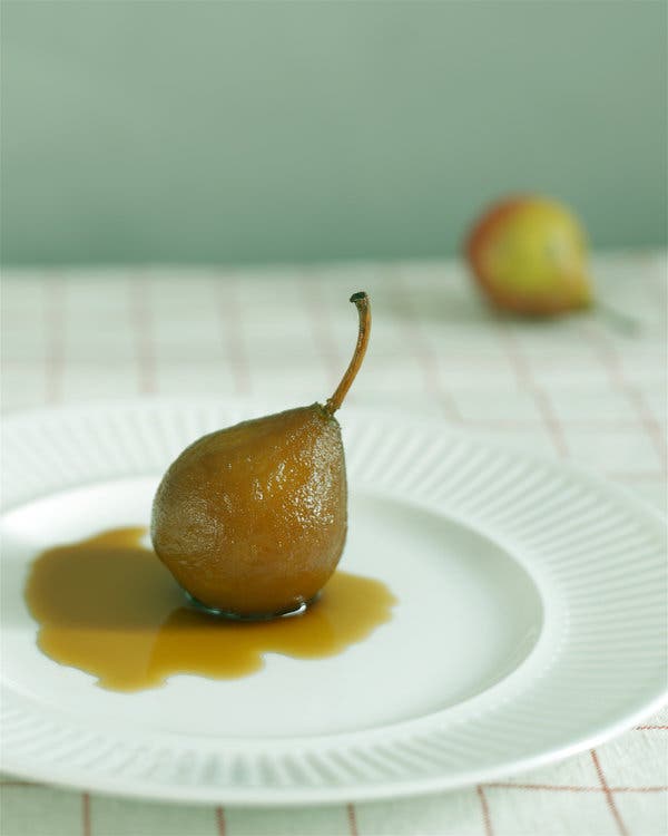 Edna Lewis’s Spiced Pears