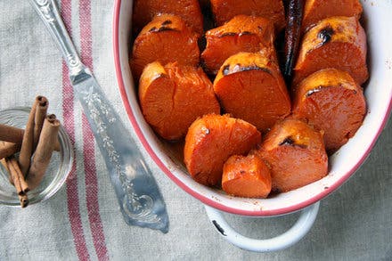 Maple Candied Sweet Potatoes