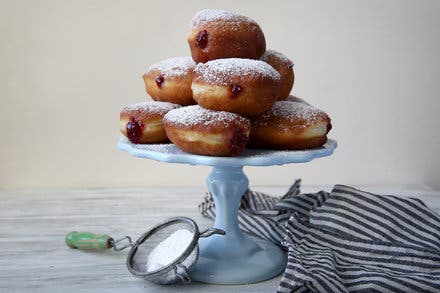 Sufganiyot (Orange-Scented Jelly Doughnuts)