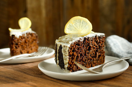 Image for Moist Gingerbread Cake With Lemon Glaze