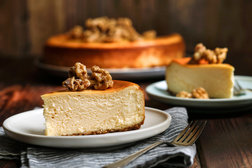 Image for New York Maple-Walnut Cheesecake