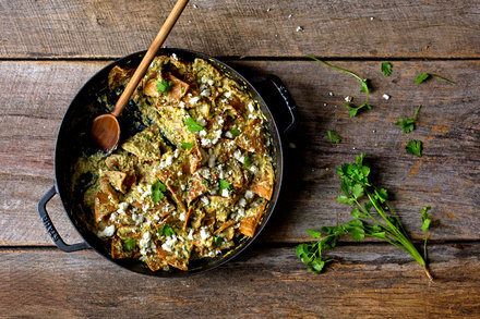 Image for Green Chilaquiles With Eggs