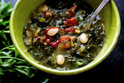 Image for Ham and Bean Soup With Collard Greens