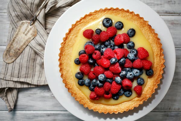 Sablé Breton Galette With Berries