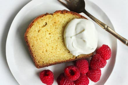 French Yogurt Cake With Marmalade Glaze