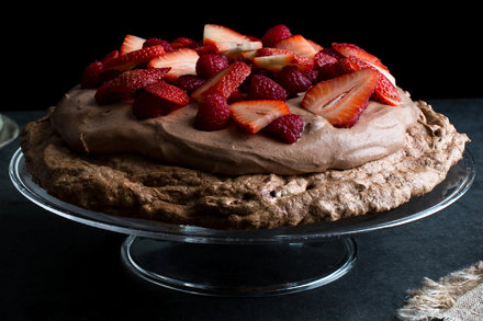 Image for Chocolate Pavlova With Chocolate Mousse