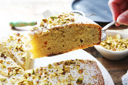 Image for Almond Cake With Cardamom and Pistachio