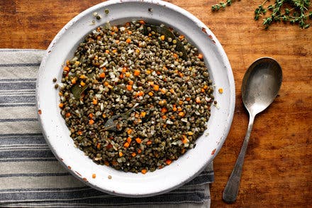 French Lentils With Garlic and Thyme