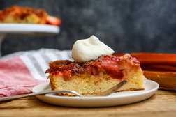 Image for Strawberry-Rhubarb Upside-Down Cake