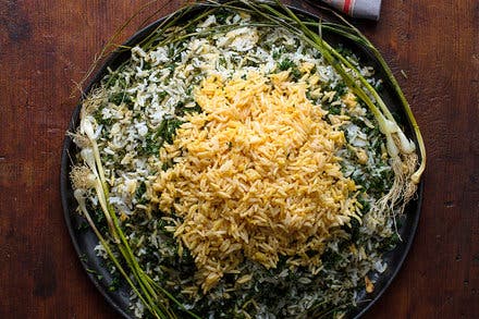 Sabzi Polo (Persian Herbed Rice)