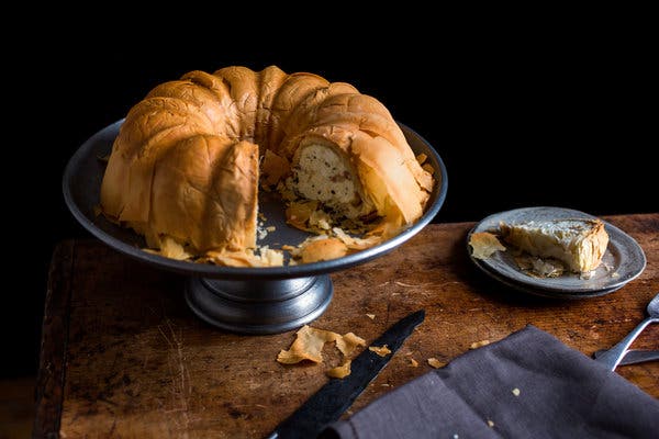 Phyllo Ricotta Torte With Spring Herbs