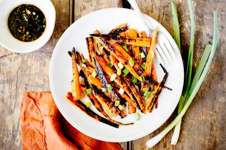 Glazed Grilled Carrots