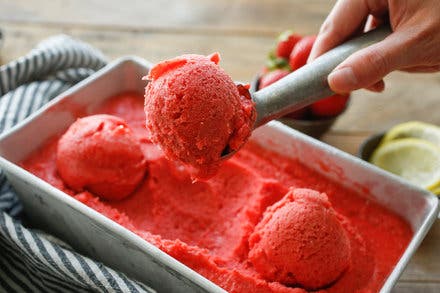 Strawberry Sorbet