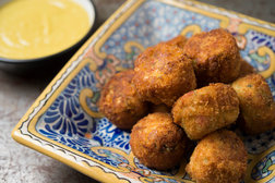 Image for Red Pepper Crab Croquetas With Garlic-Almond Sauce