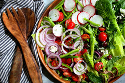 Image for Greek Salad With Goat Cheese