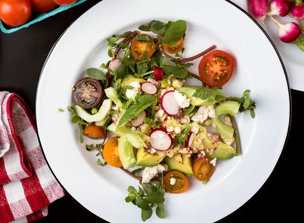 Corn, Avocado and Cucumber Salad