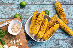 Image for Elotes (Grilled Corn With Cheese, Lime and Chile)