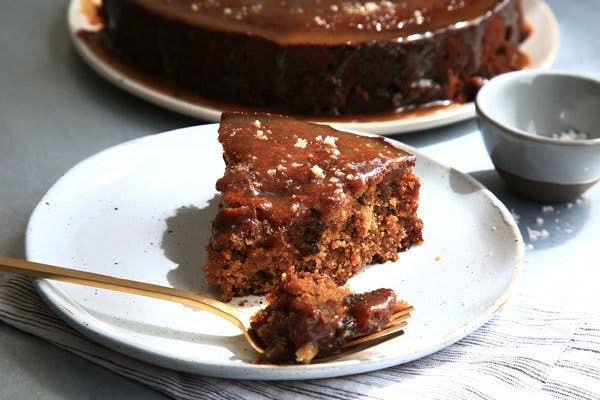 Sticky Toffee Whole-Wheat Date Cake