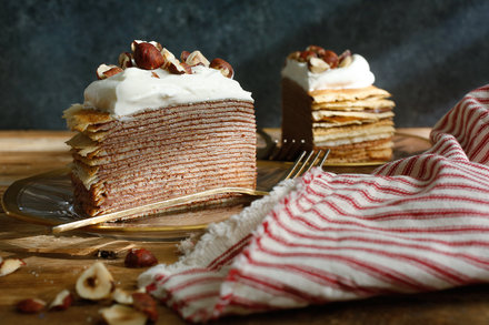 Image for Chocolate Hazelnut Crepe Cake