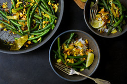 Image for Green Beans With Mustard Seeds, Cashews and Coconut