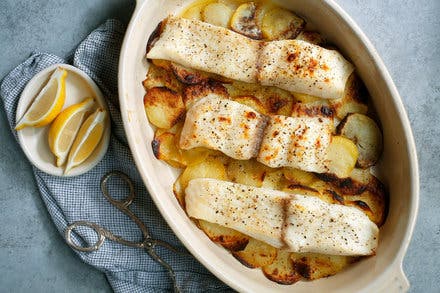 Roasted Cod and Potatoes