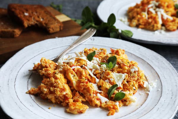 Greek Scrambled Eggs