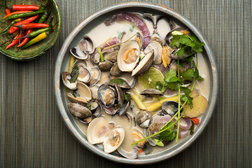 Image for Fragrant Thai-Style Clams in Coconut Broth