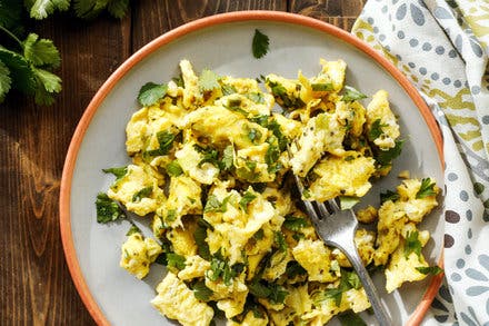 Spicy Scrambled Eggs