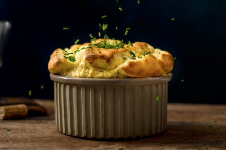 Gruyère and Chive Soufflé