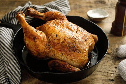 Jacques Pepin’s Basic Roast Chicken