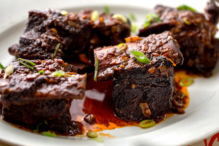 Image for Pressure Cooker Beef Short Ribs With Red Wine and Chile