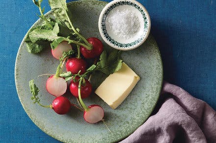 Radishes With Sweet Butter and Kosher Salt