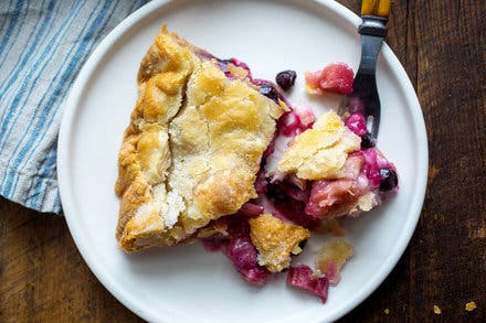 Blueberry Rhubarb Pie